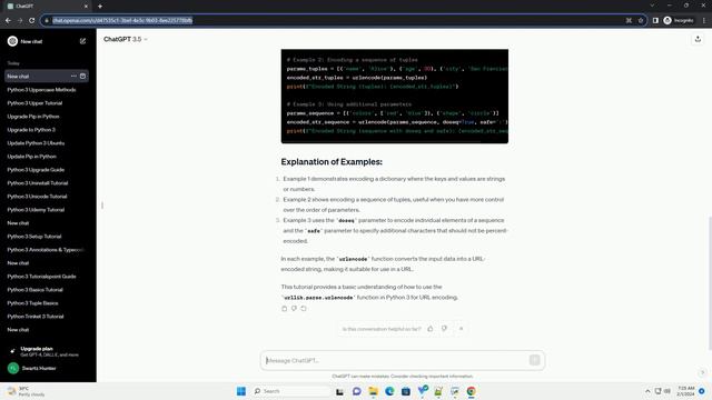 python 3 urlencode смотреть онлайн