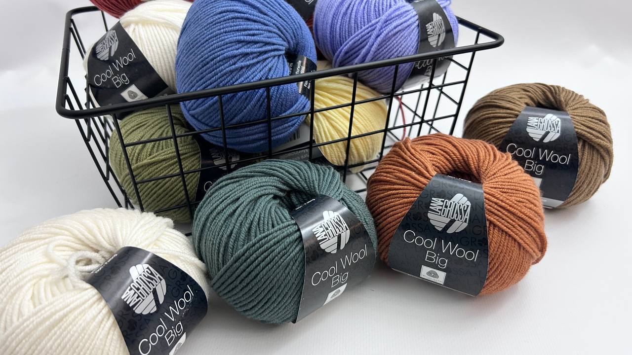 Cool Wool Big Lana Grossa. Обзор пряжи от магазина Knitted-story-shop.ru смотреть онлайн
