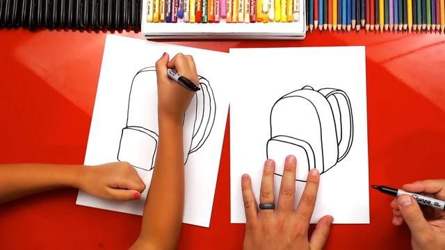 How To Draw A School Backpack смотреть онлайн