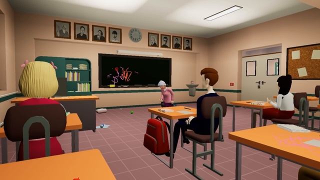 НОВЫЙ УЧИТЕЛЬ В ШКОЛЕ ПРИКОЛОВ ВР ( Bad boy simulator VR ) смотреть онлайн