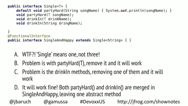 Java Puzzlers NG S02: Down the Rabbit Hole by Baruch Sadogursky and Viktor Gamov смотреть онлайн