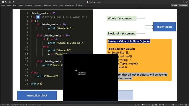 Advance if statement in Python смотреть онлайн
