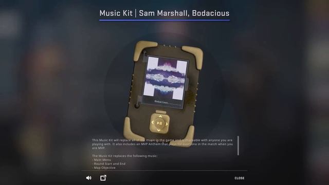 CSGO Bodacious By Sam Marshall Music Kit смотреть онлайн