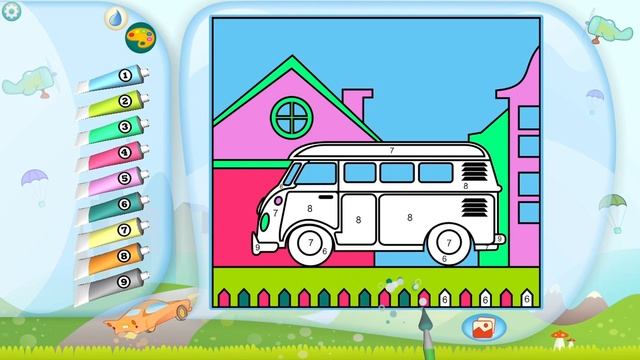 РАСКРАСКА ДЛЯ ДЕТЕЙ|ТРАНСПОРТ |COLOR FOR CHILDREN TRANSPORT смотреть онлайн