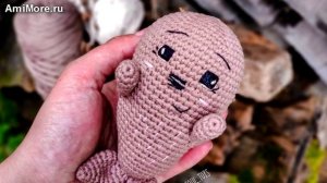 Амигуруми: схема ТюленЁнок Бруно. Игрушки вязаные крючком.