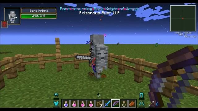 Minecraft : RARE POWERFUL MOBS (MOBS HAVE EPIC EFFECTS AND ATTACKS) Infernal Mobs Mod Showcase смотреть онлайн