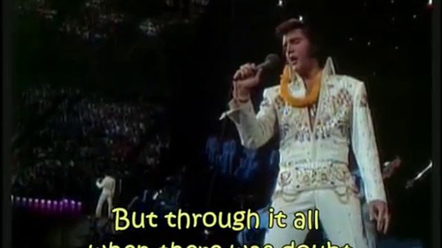 Elvis Presley - My Way (with lyrics) смотреть онлайн