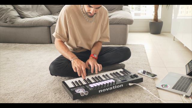 making a lofi beat with the launchkey 37 on my living room floor 🧘 смотреть онлайн