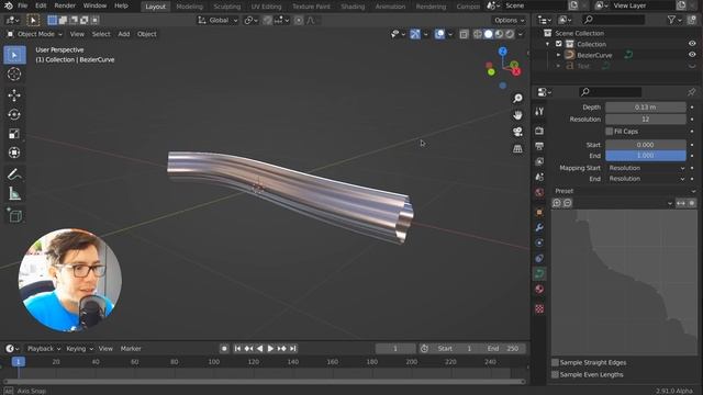 TEXT & CURVES with CUSTOM BEVELS! ✨ Blender Today смотреть онлайн