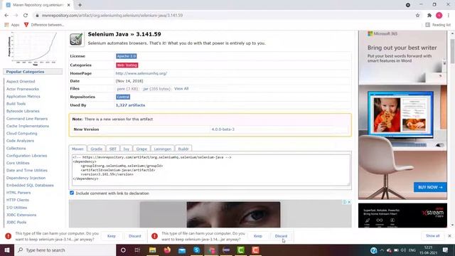 How to Add Selenium WebDriver Dependency into POM xml file смотреть онлайн
