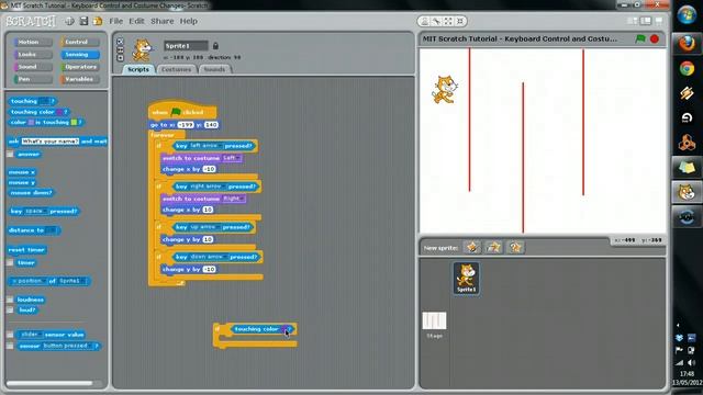 MIT Scratch Tutorial - Simple Maze Game смотреть онлайн