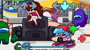 FNF играю в мод на амонг ас