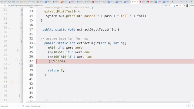 Radix sort: Implement the extract digit method смотреть онлайн