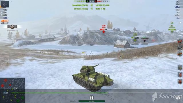 Т-34-85 Победный накидываем по быстрому WoT Blitz 11.09.2018 7:38 смотреть онлайн