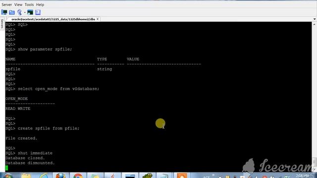 How to switch/create spfile from pfile in Oracle database. смотреть онлайн