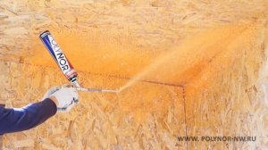 Угловая насадка POLYNOR утепление пола, потолка