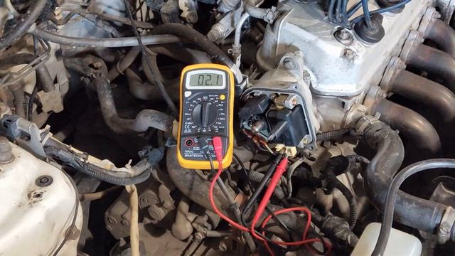 Проверка единой катушки зажигания,на примере автомобиля Honda Partner смотреть онлайн