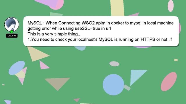 MySQL : When Connecting WSO2 apim in docker to mysql in local machine getting error while using use смотреть онлайн