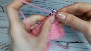 Красивая линия реглана из 2-х лицевых петель - это легко!!!