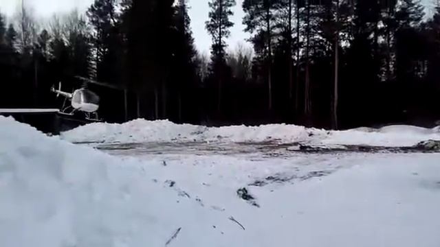 Полет на вертолете Ехес-162 на висении... смотреть онлайн