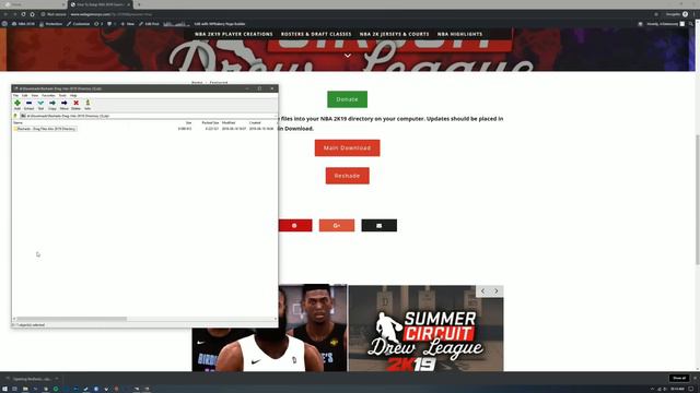 NBA 2K19 - How To Setup The Summer Circuit x Drew League Mod & Reshade Graphics Mod смотреть онлайн