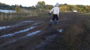 Радиоуправляемый вездеход по грязи