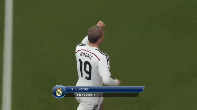Pro Evolution Soccer 2015 Modrić Free kick Real Madrid. смотреть онлайн