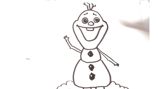 How to Draw Olaf Disney Frozen смотреть онлайн