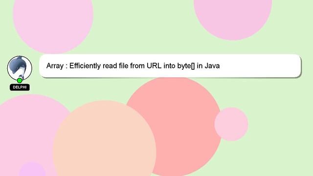Array : Efficiently read file from URL into byte[] in Java смотреть онлайн