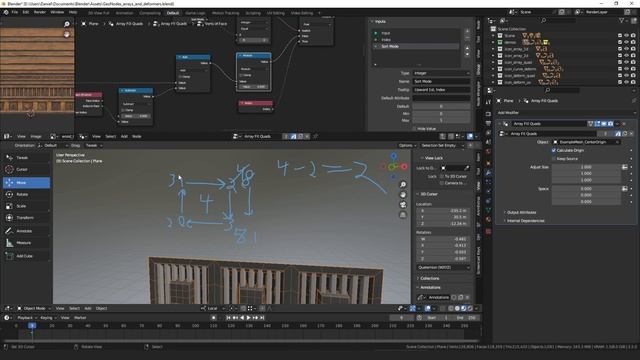Geometry Node Assets: Array Fit Quads смотреть онлайн