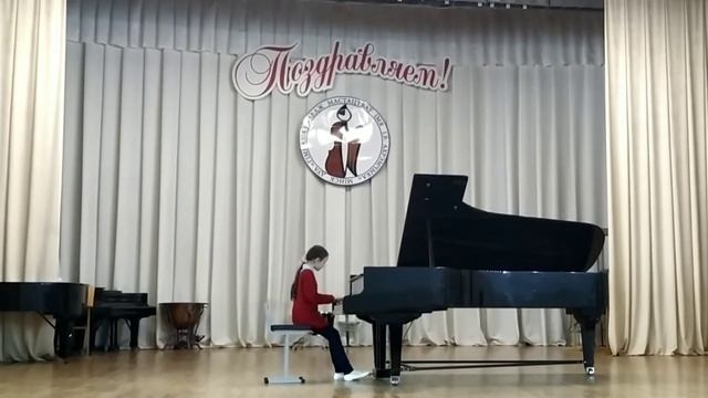 С.Прокофьев "Прогулка" (исп. Катерина Дворецкая, 10 лет) смотреть онлайн