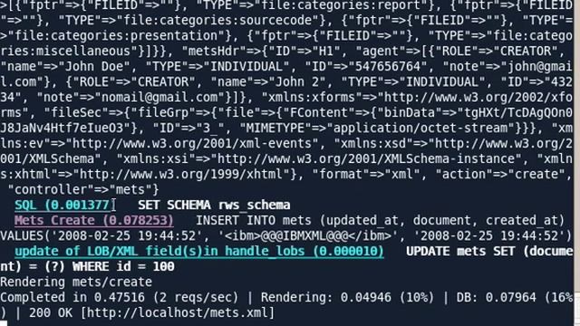 METS using DB2 / XForms / Ruby On Rails REST WebService #2 смотреть онлайн