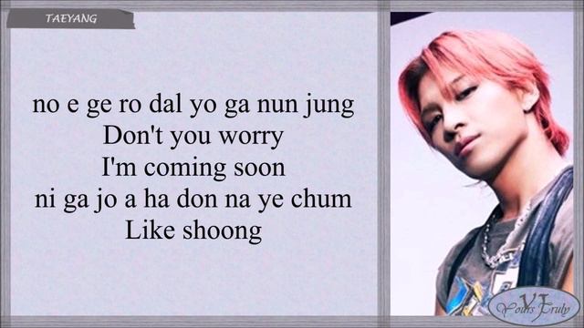 TAEYANG '슝! Shoong!' Feat  LISA Of BLACKPINK Easy Lyrics