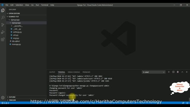 Django Create Rename Superuser Reset Password Delete Shell Script смотреть онлайн
