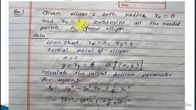 Computer Graphics | Lecture-14 | Midpoint Ellipse Generating algorithm | IICS COLLEGE | смотреть онлайн