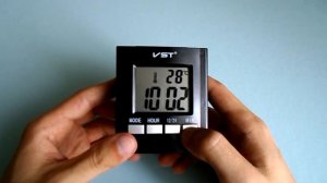 Говорящие часы VST 7027C обзор и настройка