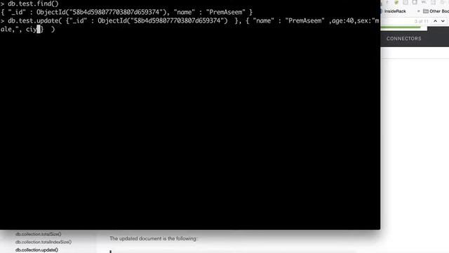 MongoDb Tutorial - 16 : How to do partial update in mongodb with $set operator смотреть онлайн