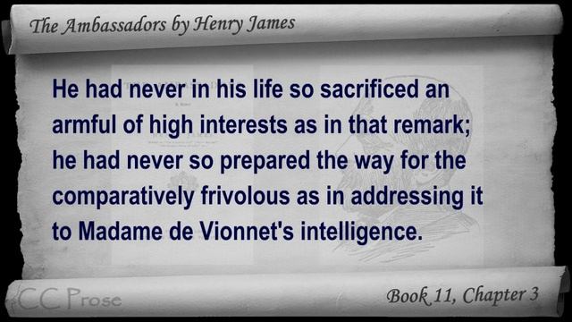 Book 11 - Chapter 3 - The Ambassadors by Henry James смотреть онлайн