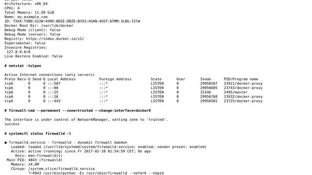 After CentOS7 upgrade: Docker services not reachable anymore смотреть онлайн
