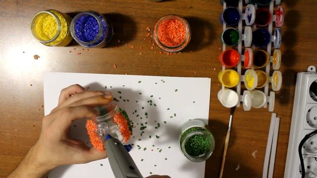 Подсвечник из риса своими руками.Поделки для детей.DIY rice candle holder. Crafts for children. смотреть онлайн