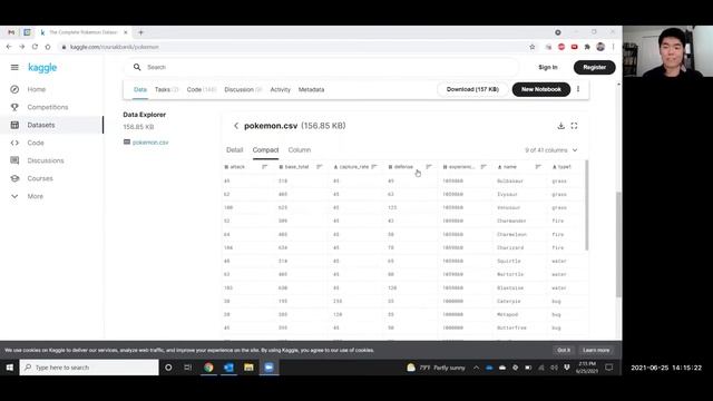 Pokemon as a statistical learning dataset смотреть онлайн