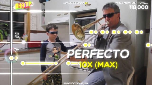 Trombone Champ Custom Chart - When Mom Isn't Home..... смотреть онлайн