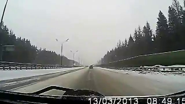 Последствия снегопада на Минском шоссе (13.03) смотреть онлайн