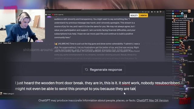 xQc "Chat BROKE into My House & Took Router" ChatGPT смотреть онлайн