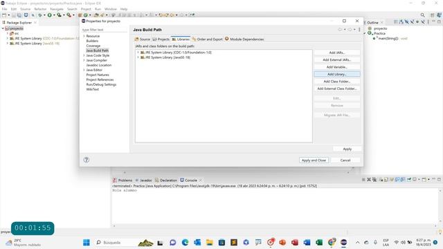 SOLUCION AL PROBLEMA DE IMPORT JAVAX.SWING.* DE JAVA EN ECLIPSE; facil y bien explicado смотреть онлайн
