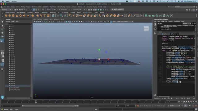 Maya Python Rock Generator [SCRIPT] смотреть онлайн