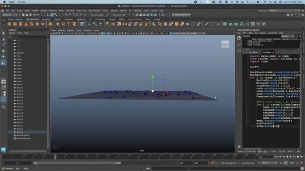 Maya Python Rock Generator [SCRIPT]