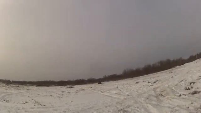 Зимний дрифт на квадроцикле.avi смотреть онлайн