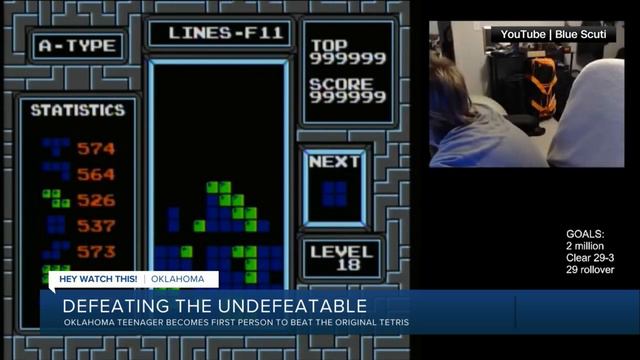 13-year-old gamer becomes the first to beat the 'unbeatable' Tetris — by breaking it смотреть онлайн