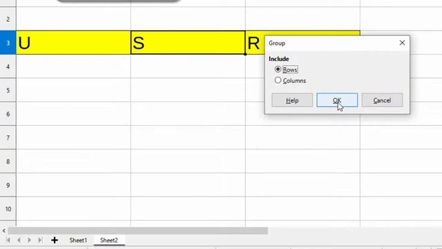 Short cut key to group rows and columns in Libre calc@COMPUTEREXCELSOLUTION смотреть онлайн